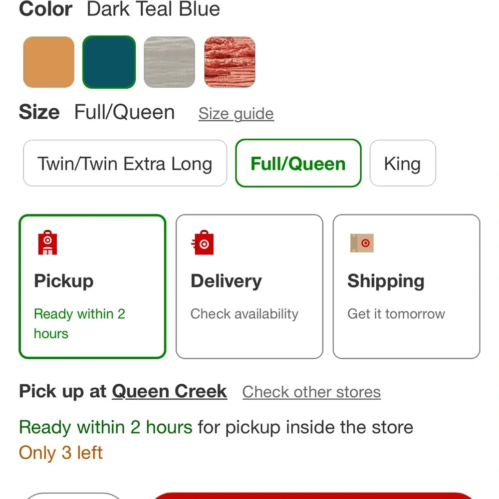 Target Threshold Teal Duvet Cover w/2 Shams